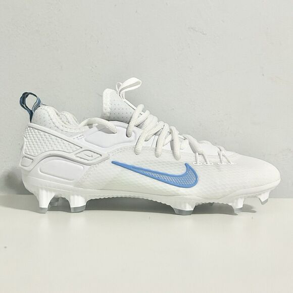 Nike Alpha Huarache 9 Elite Low PE “UNC Tarheels” Men’s Size 6 Lacrosse Cleats - Picture 2 of 9